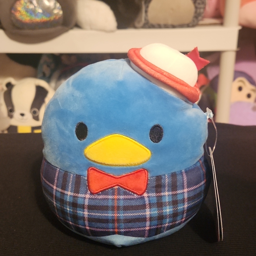 Squishmallows Tuxedosam Sanrio Plaid 6.5"
